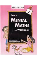 Gem's Mental Maths & Work Book - 1