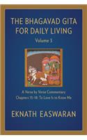 Bhagavad Gita for Daily Living, Volume 3