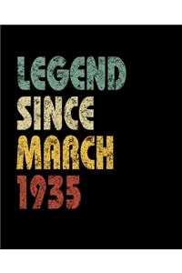 Legend Since March 1935