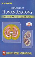 Essentials Of Human Anatomy Thorax, Abdomen And Pelvis Vol-I