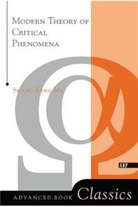 Modern Theory Of Critical Phenomena