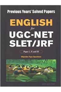 English for UGC-Net/Slet/Jrf Objective Type Questions Previous Years Solved Papers