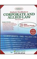 Padhuka's Students Handbook on Corporate And Allied Law For CA Final May 2017 Exam
