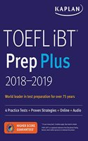 TOEFL iBT Prep Plus 2018-2019 4 Practice Tests + Proven Strategies + Online + Audio