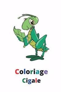 Coloriage Cigale