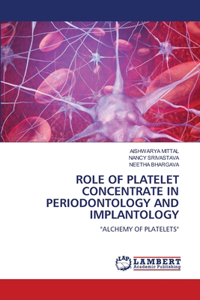 Role of Platelet Concentrate in Periodontology and Implantology