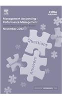 Management Accounting- Performance Management November 2003 Exam Q&As (CIMA November 2003 Exam Q&As)