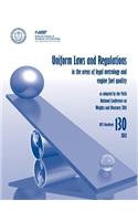 Uniform Laws and Regulations in the areas of legal metrology and engine fuel quality