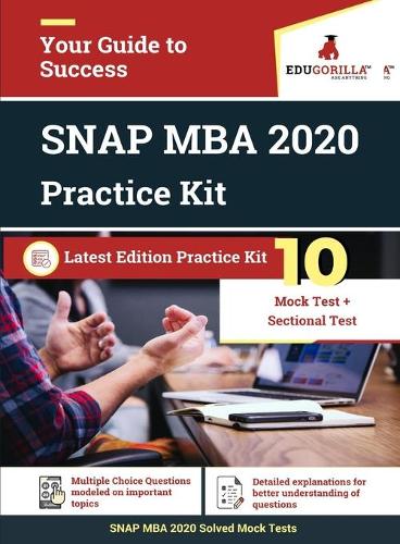 EduGorilla SNAP MBA Entrance Exam 2024 (Symbiosis National Aptitude Test) - 20 Practice Tests (1200 Solved MCQs) with Free Access to Online Tests