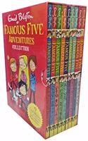 The Famous Five Adventures Collection: Famous Five Colour Short Stories Slipcase of 9 Books