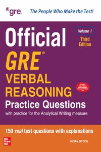 OFFICIAL GRE VERBAL REASONING PRACTICE QUESTIONS VOL 1