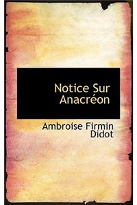 Notice Sur Anacr on