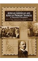 Guide to African American and African Primary Sources at Harvard University