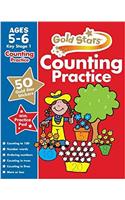 Gold Stars Counting Practice Ages 5-6 Key Stage 1 (Gold Stars Workbook)