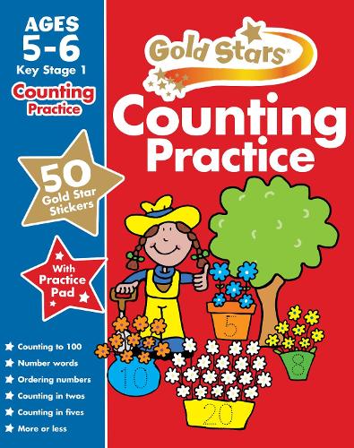 Gold Stars Counting Practice Ages 5-6 Key Stage 1 (Gold Stars Workbook)