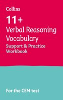 Collins 11+ - 11+ Verbal Reasoning Vocabulary Support and Practice Workbook