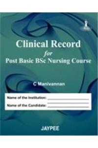 Clinical Record for Post Basic BSC Nursing Course