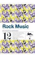 Rock Music Gift Wrap Paper Bk