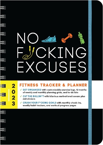 2023 No F*cking Excuses Fitness Tracker