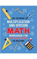 Multiplication and Division Math Workbook for 3rd, 4th and 5th Grades