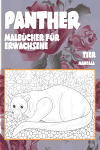 Malbücher für Erwachsene - Mandala - Tier - Panther