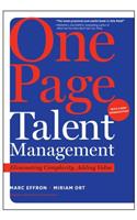 One Page Talent Management, with a New Introduction