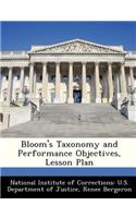 Bloom's Taxonomy and Performance Objectives, Lesson Plan