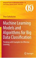 Machine Learning Models and Algorithms for Big Data Classification