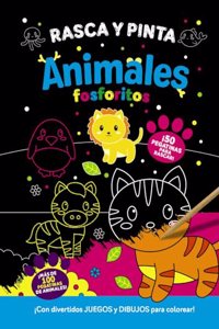 Rasca y pinta animales fosforitos