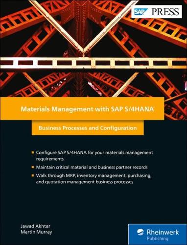 Materials Management with SAP S/4hana