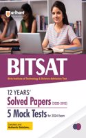 Bitsat Engineering 12 Years Solved & Mock Papers