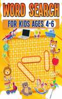 Word Search For Kids Ages 4-6 100 Fun Word Search Puzzles Kids Activity Book Large Print Paperback
