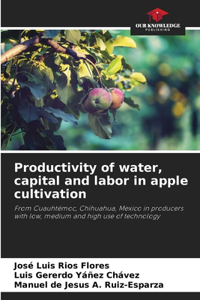 Productivity of water, capital and labor in apple cultivation