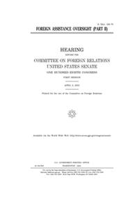 Foreign assistance oversight