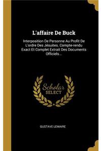 L'affaire De Buck