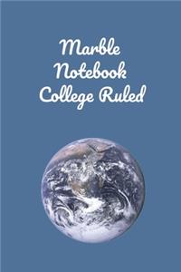 Marble Notebook College Ruled