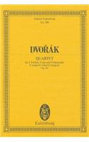 Dvorak: Quartet for 2 Violins, Viola and Violoncello, C-Major/C-Dur/Ut Majeur, Op. 61