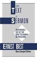 From Text to Sermon