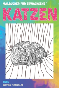 Malbücher für Erwachsene - Blumen Mandalas - Tiere - Katzen