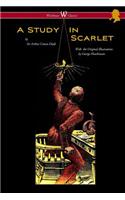 Study in Scarlet (Wisehouse Classics Edition - with original illustrations by George Hutchinson)
