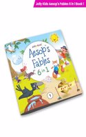 Jolly Kids Aesop's Fables 6 in 1 Book 1 for Kids Ages 3-6 Years| Moral Stories book [Paperback] Jolly Kids