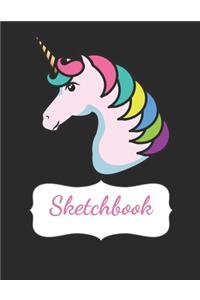 My Cute Unicorn Sketch Book