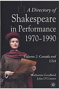 Directory of Shakespeare in Performance 1970-1990