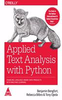 Applied Text Analysis with Python: Enabling Language-Aware Data Products with Machine Learning