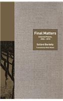 Final Matters