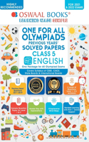 One for All Olympiad Previous Years' Solved Papers, Class-5 English Book (For 2022 Exam)