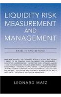 Liquidity Risk Measurement and Management