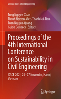 Proceedings of the 4th International Conference on Sustainability in Civil Engineering