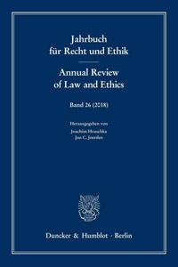 Jahrbuch Fur Recht Und Ethik / Annual Review of Law and Ethics