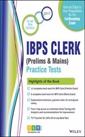Wiley's IBPS Clerk (Prelims & Mains) Practice Tests, 2017